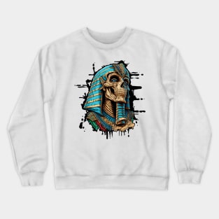 Egyptian Mummy Skull Crewneck Sweatshirt